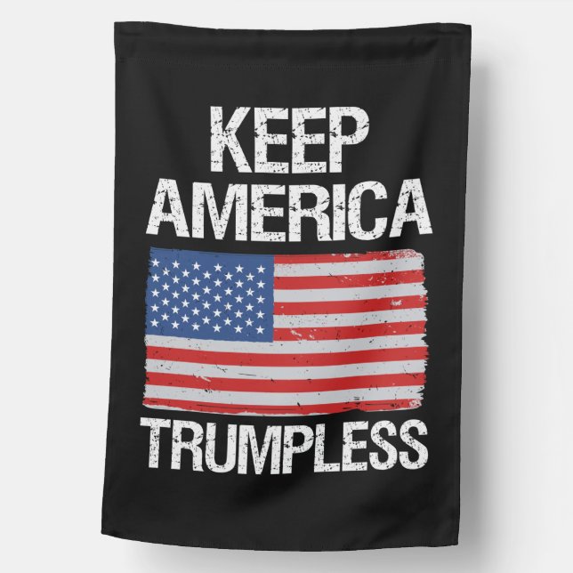 Keep America Trumpless III House Flag (Front)