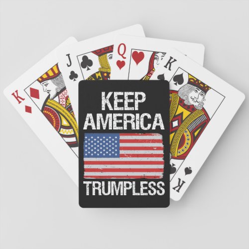 Keep America Trumpless III Poker Cards