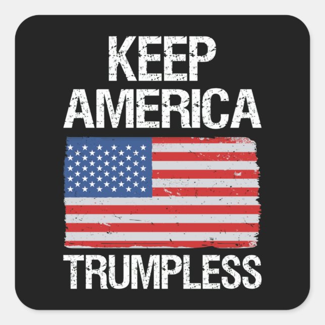 Keep America Trumpless III Square Sticker (Front)