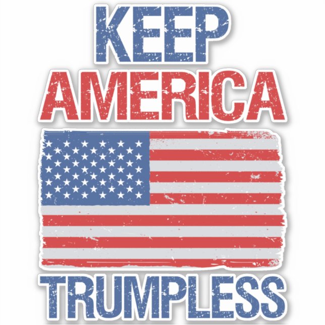 Keep America Trumpless III Sticker (Front)