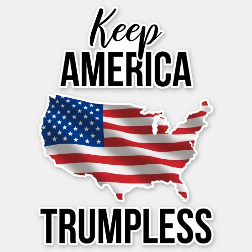 Keep America Trumpless IV Sticker