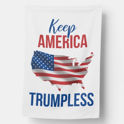 Keep America Trumpless V House Flag