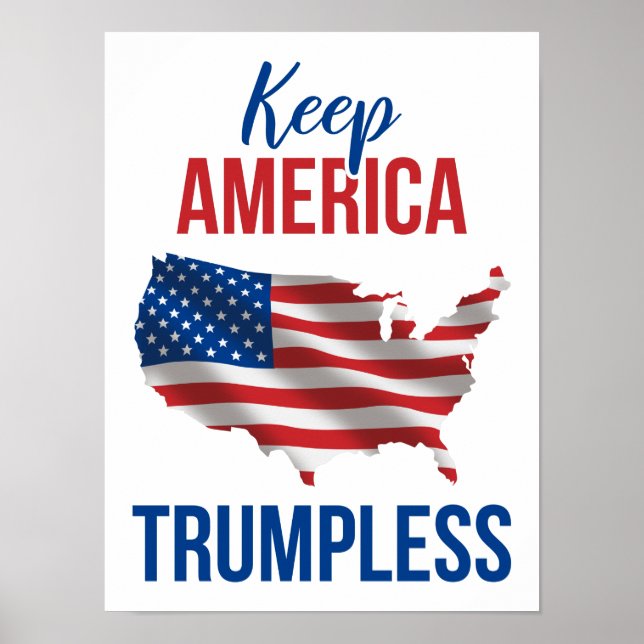Keep America Trumpless V Poster (Front)