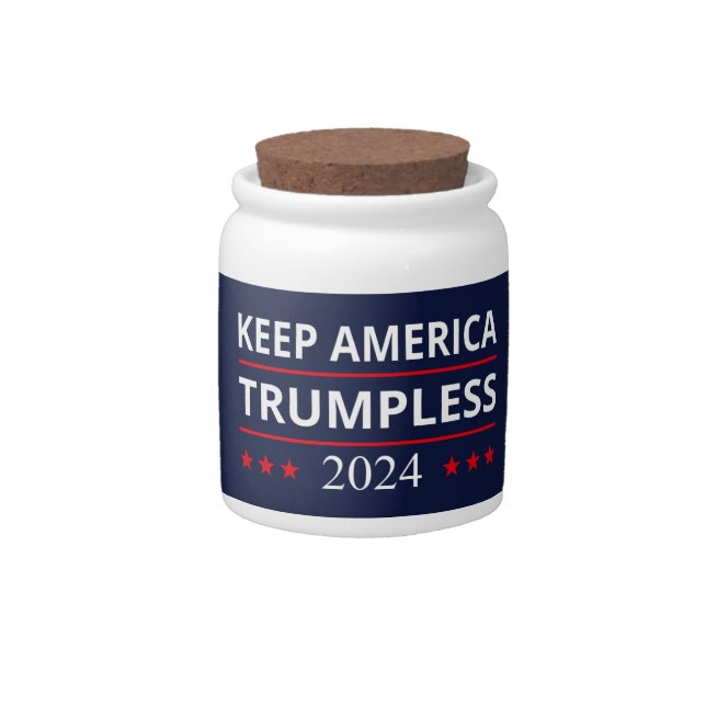 Keep America Trumpless VII Candy Jar (Front)