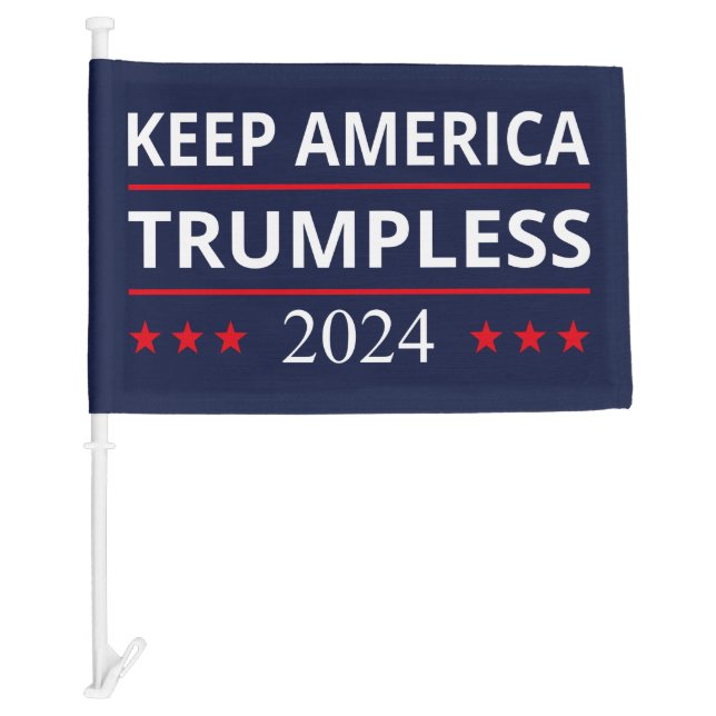 Keep America Trumpless VII Car Flag (Front)