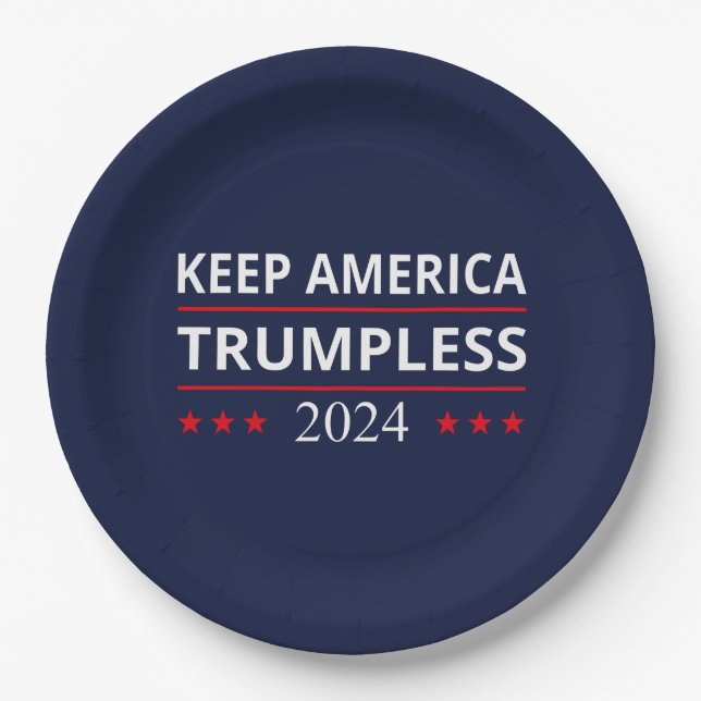 Keep America Trumpless VII Paper Plates (Front)