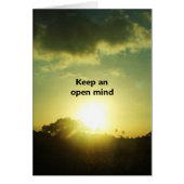 Keep An Open Mind Cards (Front)