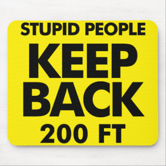 Keep Back mousepad