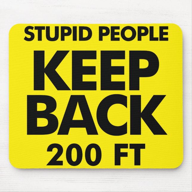 Keep Back mousepad (Front)