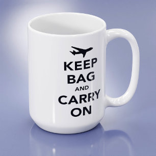 Keep Bag and Carry On (Keep Calm) Coffee Mug