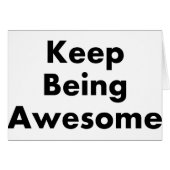 Keep Being Awesome Items (Front Horizontal)