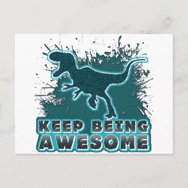 Keep Being Awesome Postcard (Front)