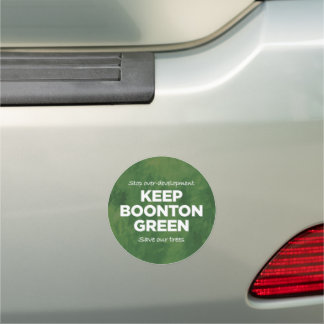Keep Boonton Green Car Magnet