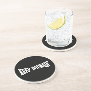Keep Bouncin' Sandstone Coaster