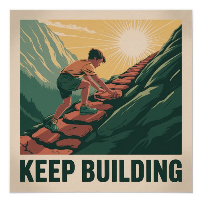 Keep Building Poster (Front)