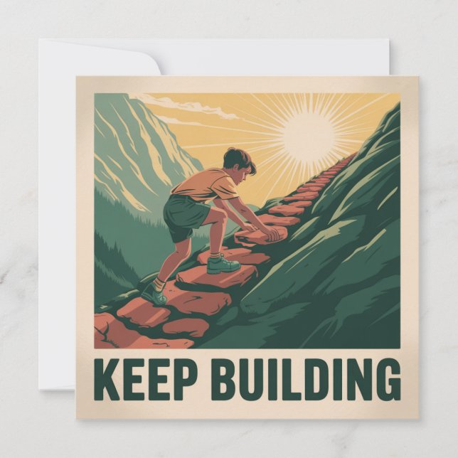 Keep Building Save The Date (Front)