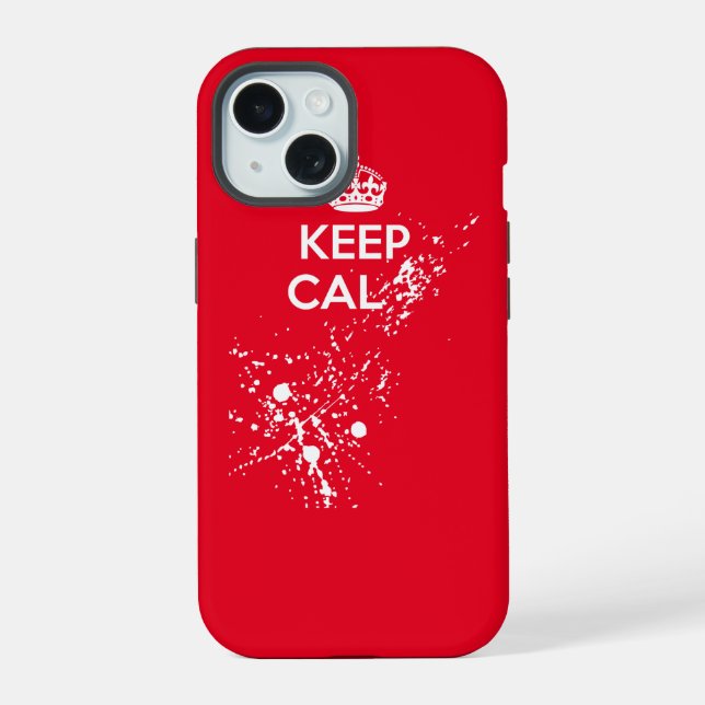Keep Cal… Iphone Case (Back)