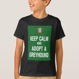 Keep Calm & Adopt a Greyhound T-Shirt