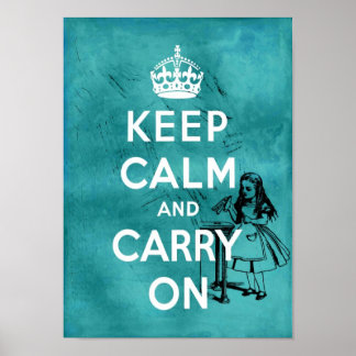 Keep Calm Alice Poster