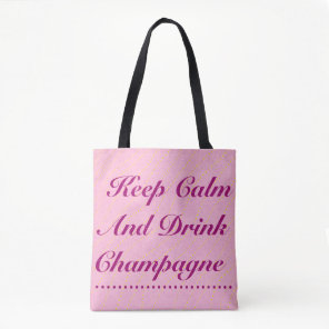 Keep Calm All-Over-Print Tote, Shoulder Tote Bag