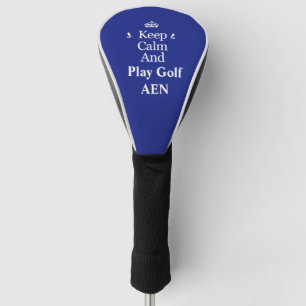 Keep Calm and Add Your Text Personalize Golf Head Cover