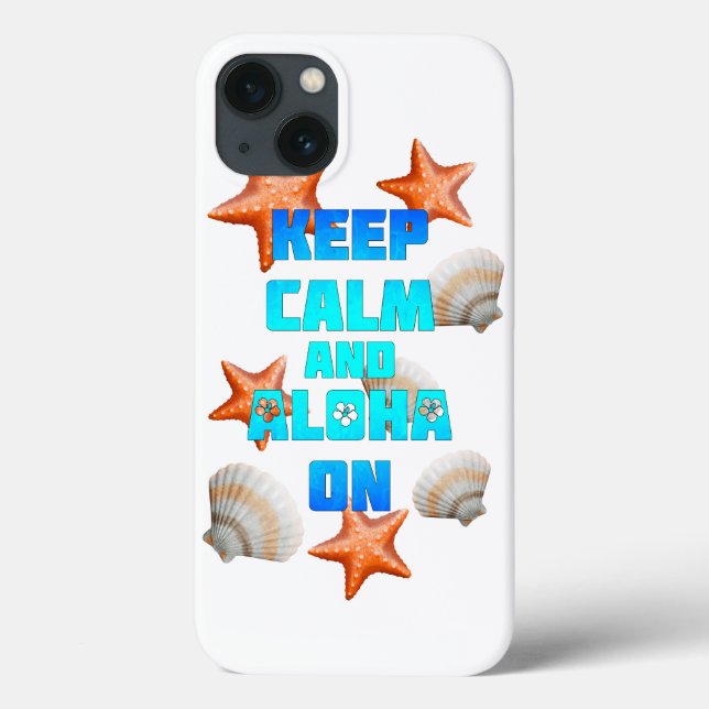 Keep Calm And Aloha On Case-Mate iPhone Case (Back)