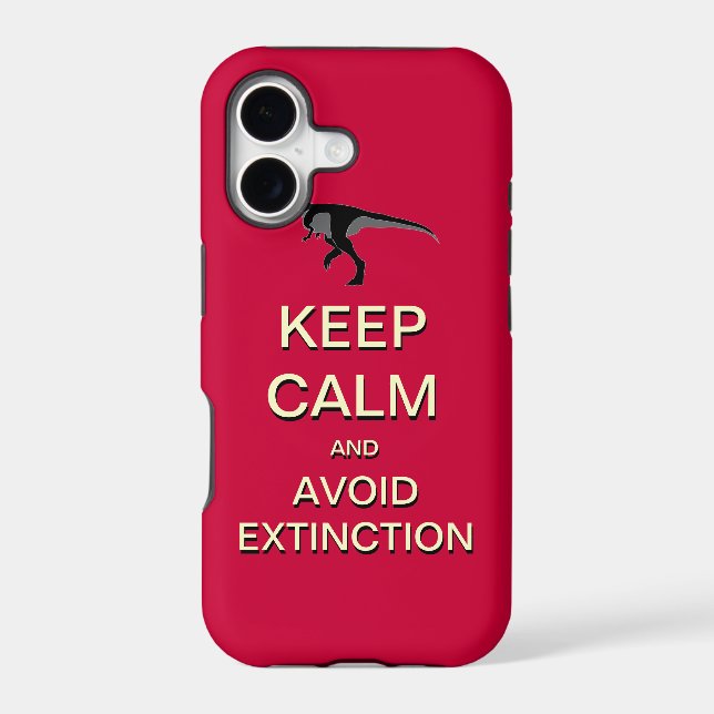 Keep Calm And Avoid Extinction iPhone 5 Case (Back)