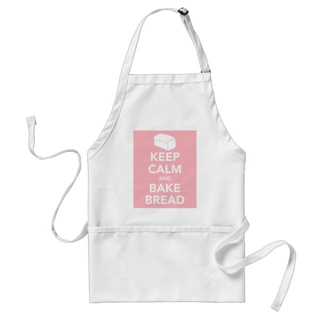 Keep Calm and Bake Bread Apron (Front)