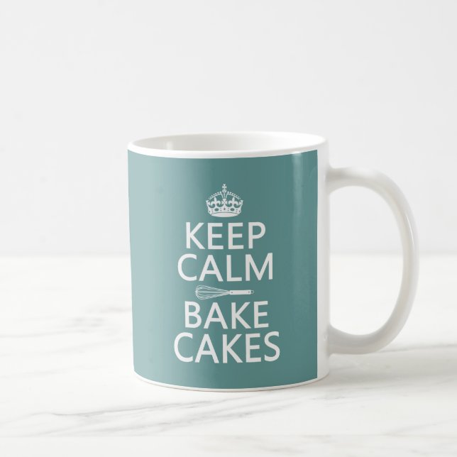 Keep Calm and Bake Cakes Coffee Mug (Right)