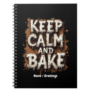 Keep Calm and Bake Fun Recipes for Every Baker Notebook
