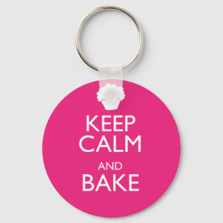 KEEP CALM AND BAKE KEYCHAIN