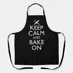 Keep Calm And Bake On Apron