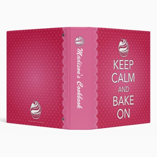 Keep Calm and Bake On Binder