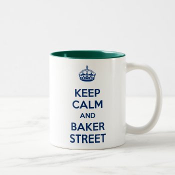 Keep Calm And Baker Street Mug by Fiery_Fire at Zazzle