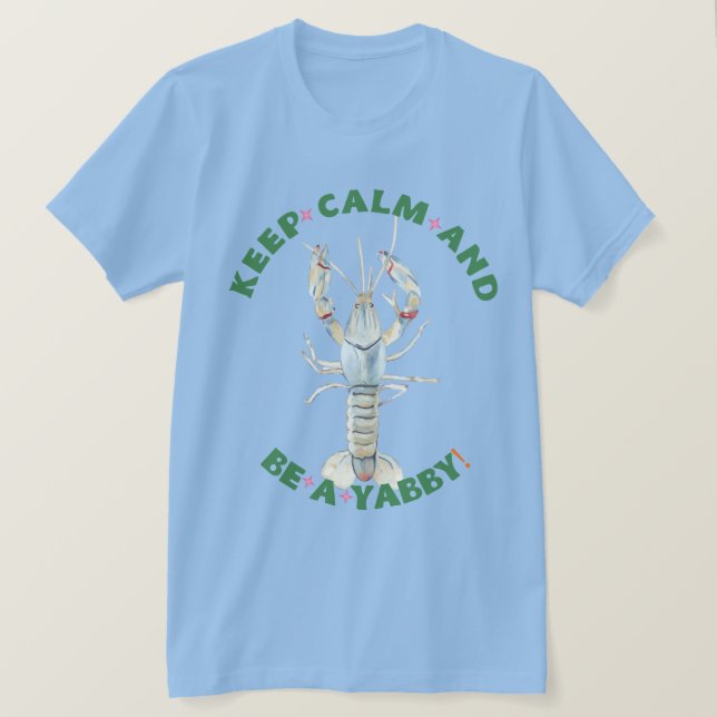 KEEP CALM AND BE A YABBY" Men's T-Shirt – Fun & Bo (Design Front)