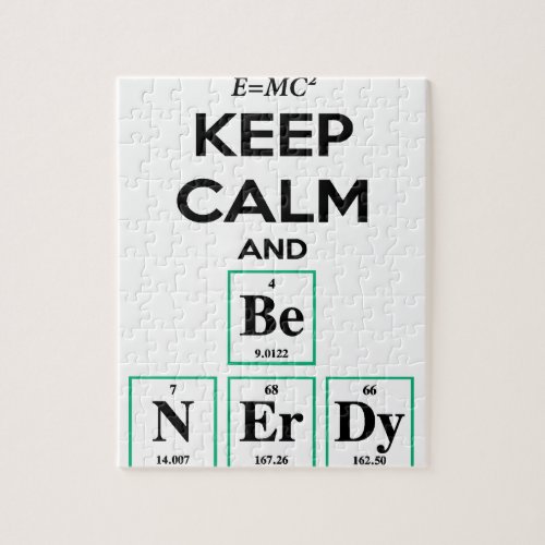 Keep Calm and Be Nerdy gifts Jigsaw Puzzle