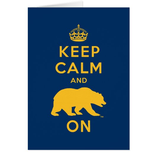 Keep Calm and Bear On (Front)