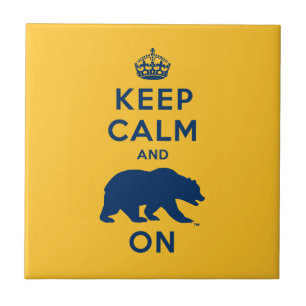Keep Calm and Bear On Ceramic Tile