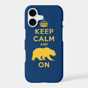 Keep Calm and Bear On iPhone 17 Case
