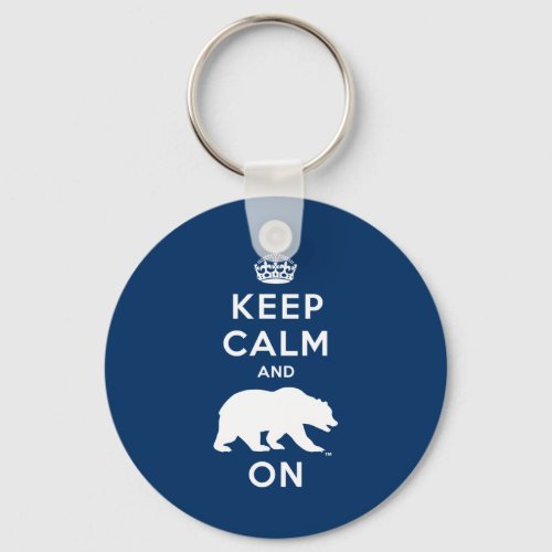 Keep Calm and Bear On Keychain