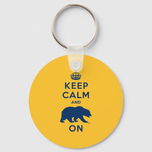 Keep Calm and Bear On Keychain