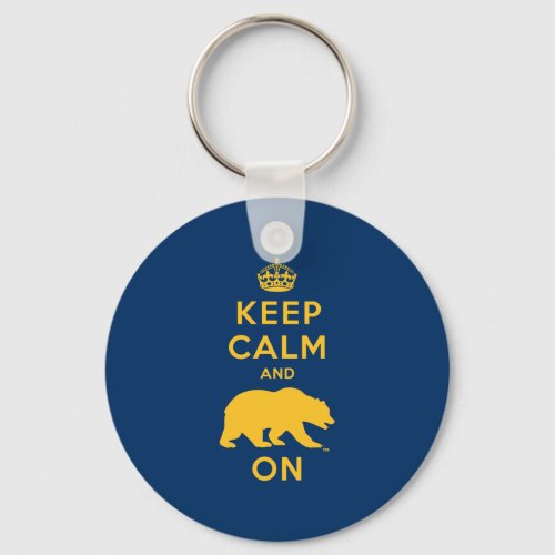 Keep Calm and Bear On Keychain