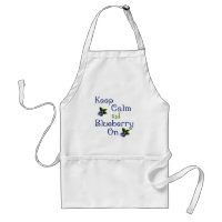 Keep Calm And Blueberry On Apron