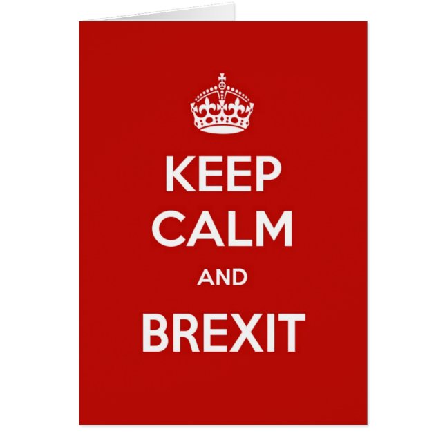 Keep Calm and Brexit Cards (Front)