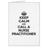 Keep Calm and Call a Nurse Practitioner (Front)