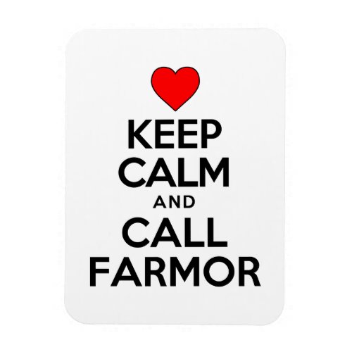 Keep Calm And Call Farmor Swedish Grandmother Magnet