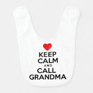 i love grandma bib