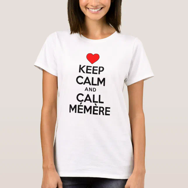 T-Shirt Mémère Meilleure Mémère Du Monde - Cadeau Anniversaire Original Pour Grand-Mère
