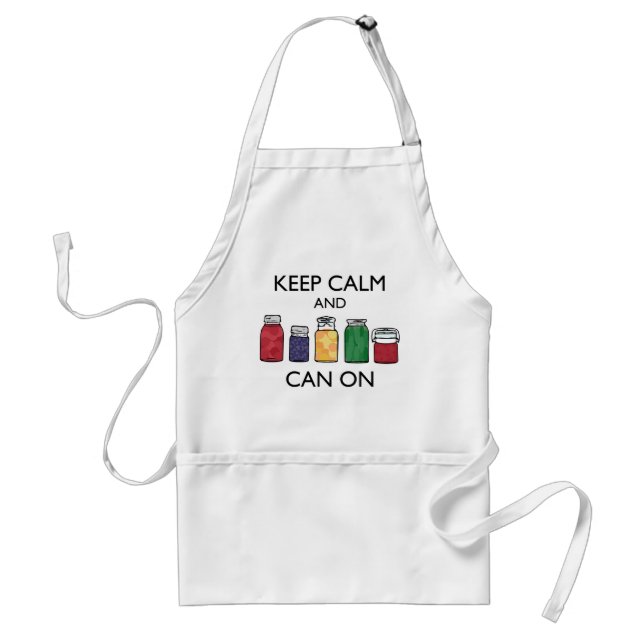 Keep Calm and Can On Canning Apron (Front)