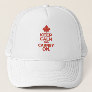Keep Calm and Carney On Maple Leaf T-Shirt Trucker Hat